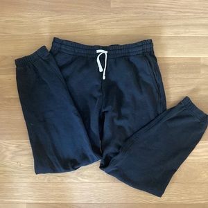 Everlane ReTrack Sweatpant, black, size small